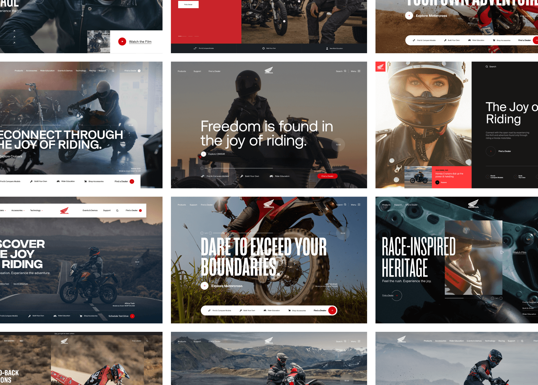 Honda Grid of Directions