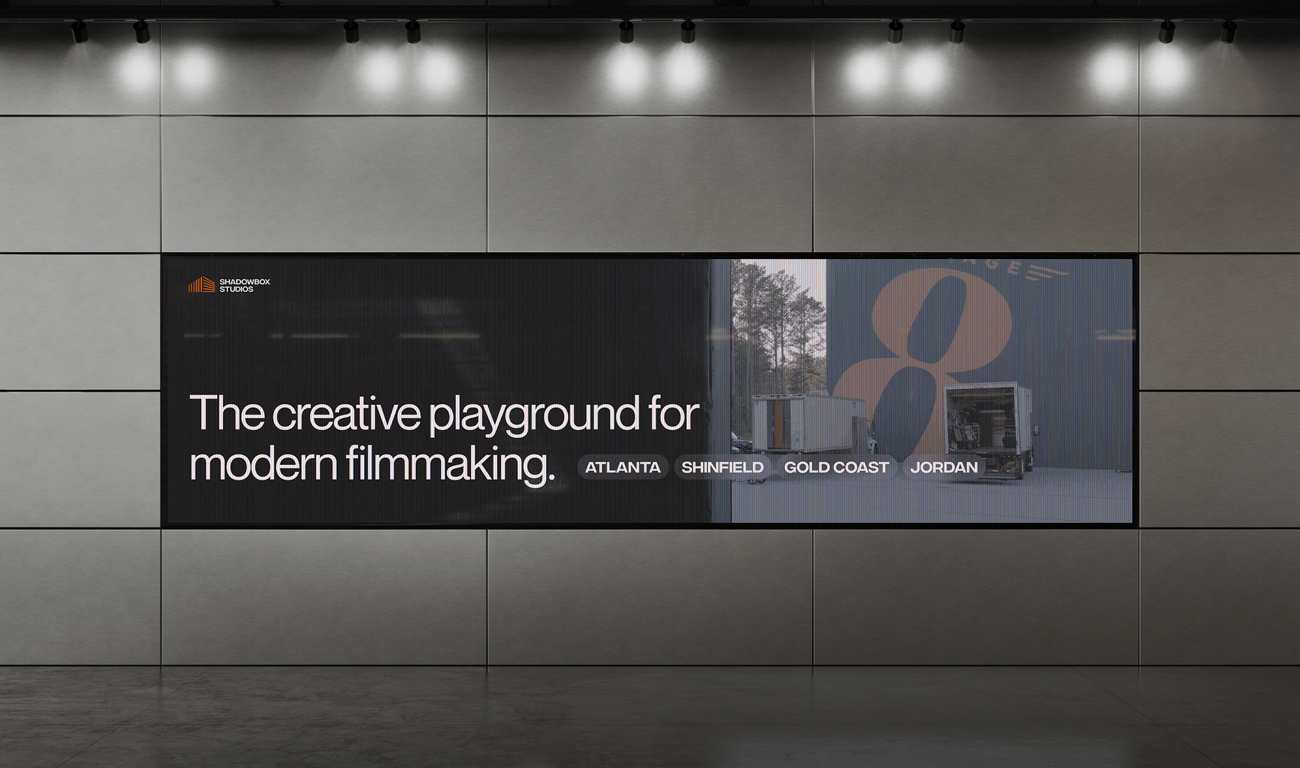 Shadowbox Large Screen Display