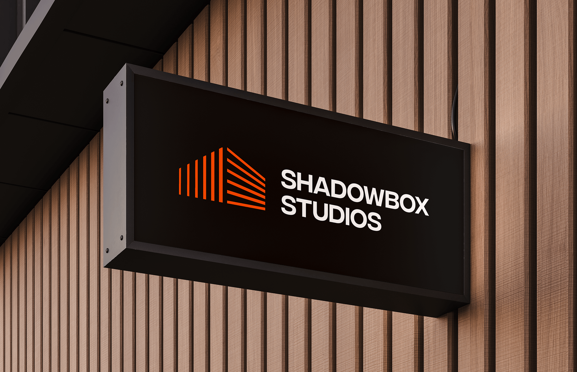 Shadowbox Outdoor Sign Logo