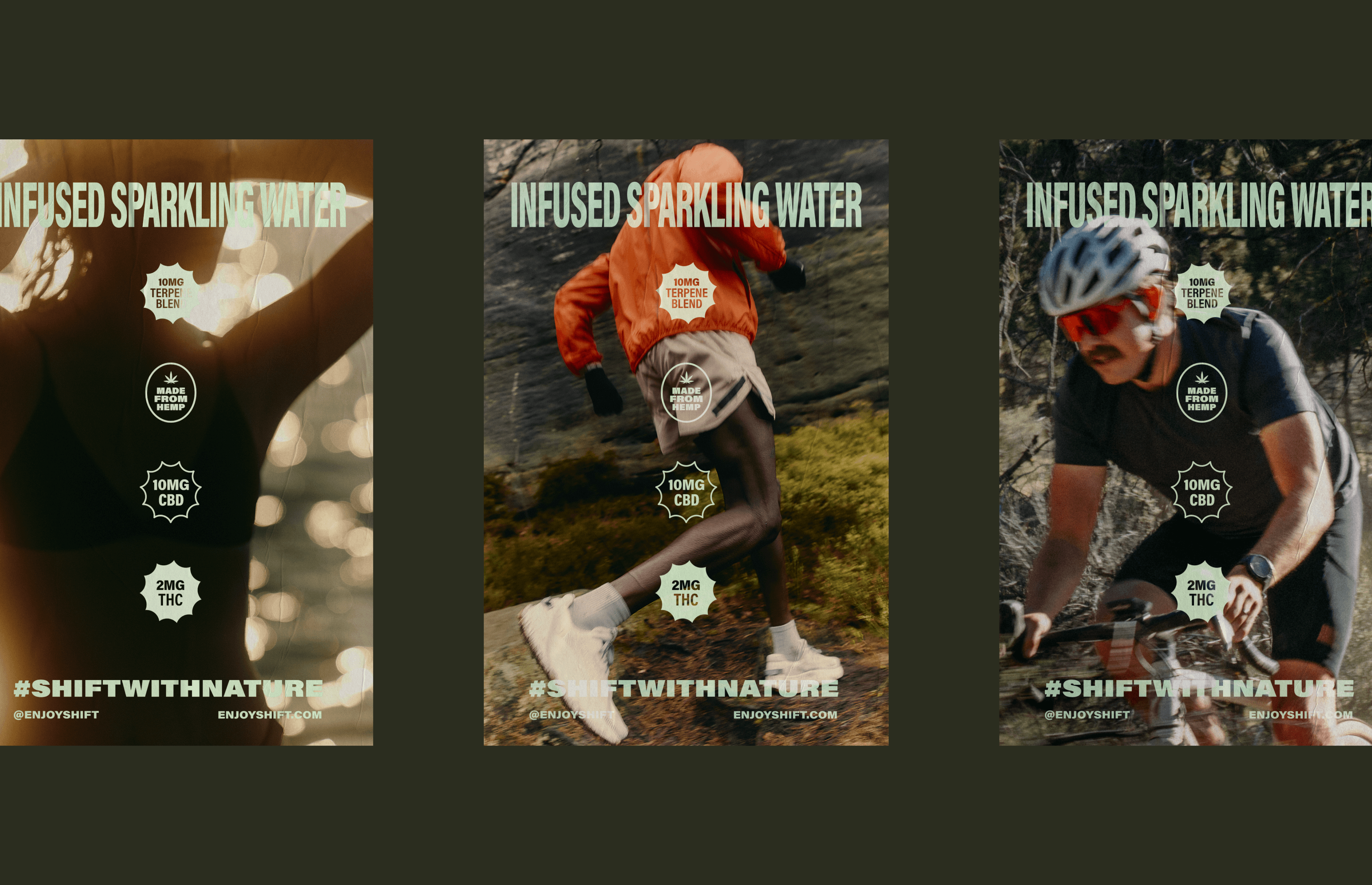 Down Shift Poster Trio