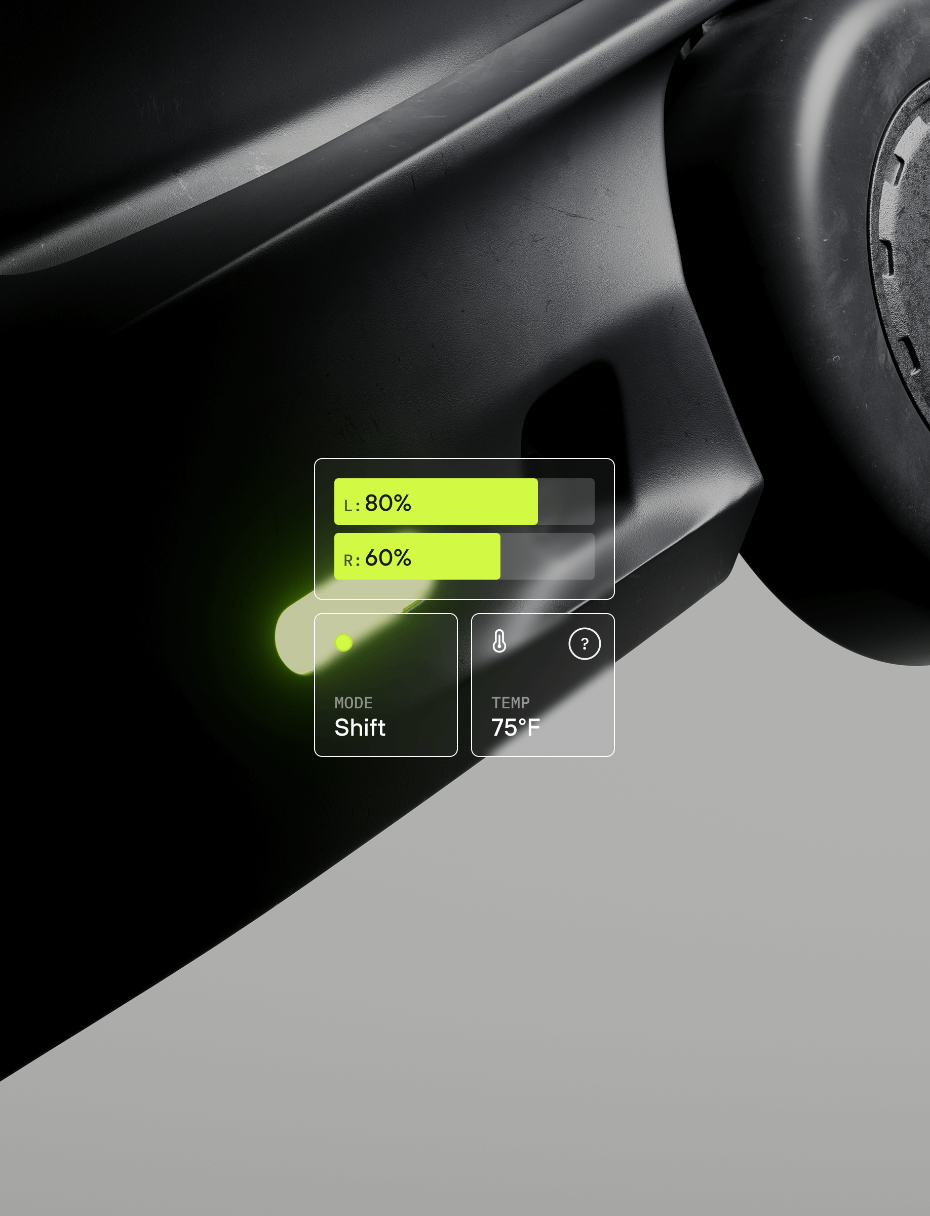 Shift App UI Snippet