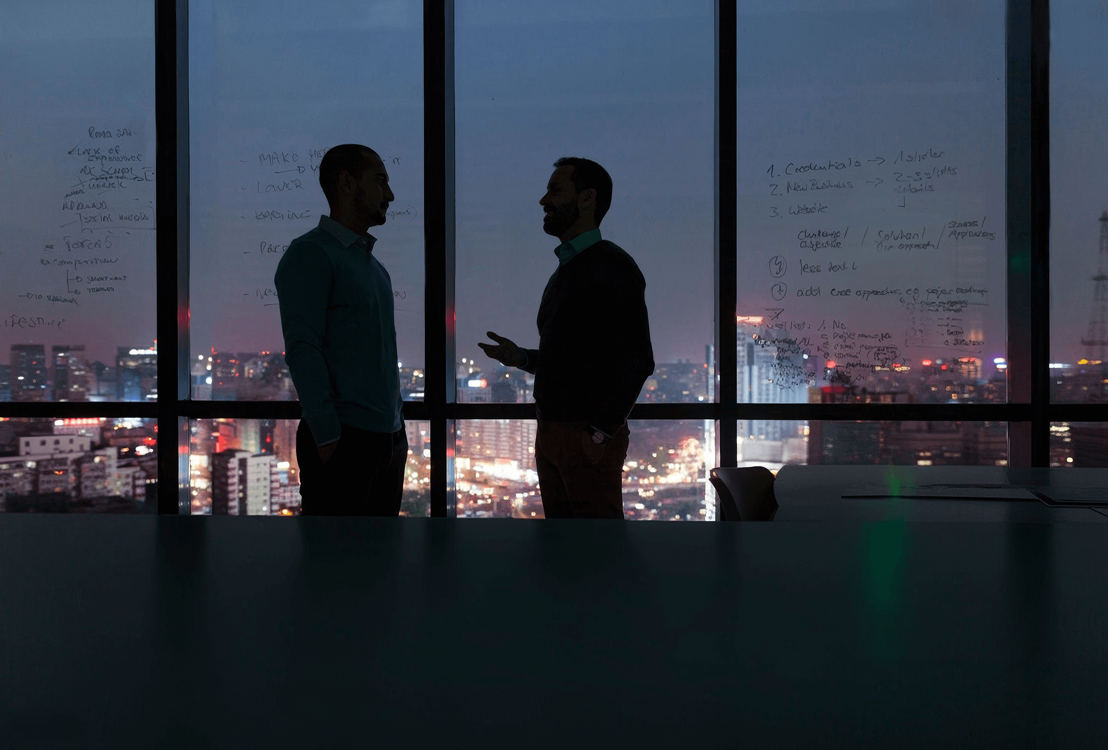 Cast Two Men Meeting Image