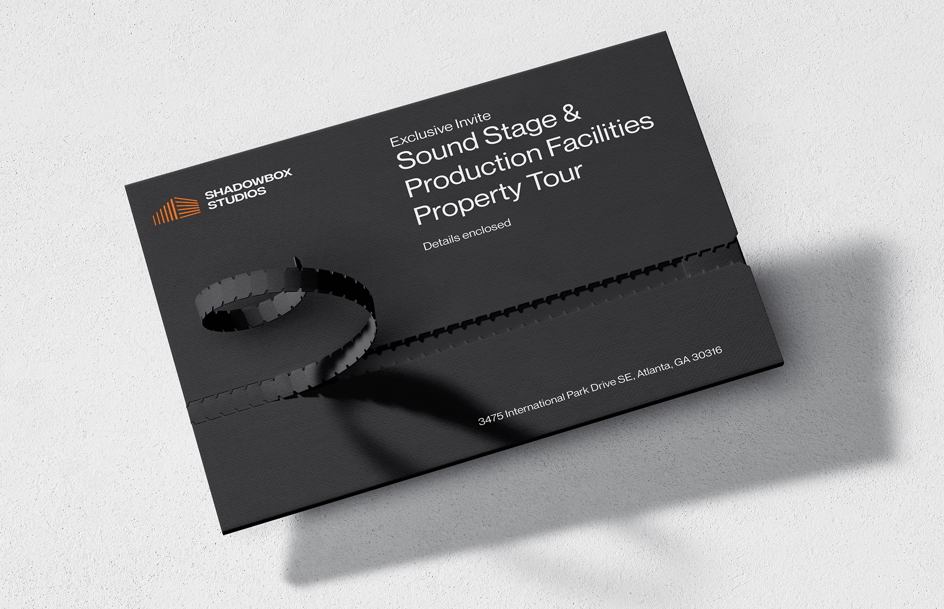 Shadowbox Invitation