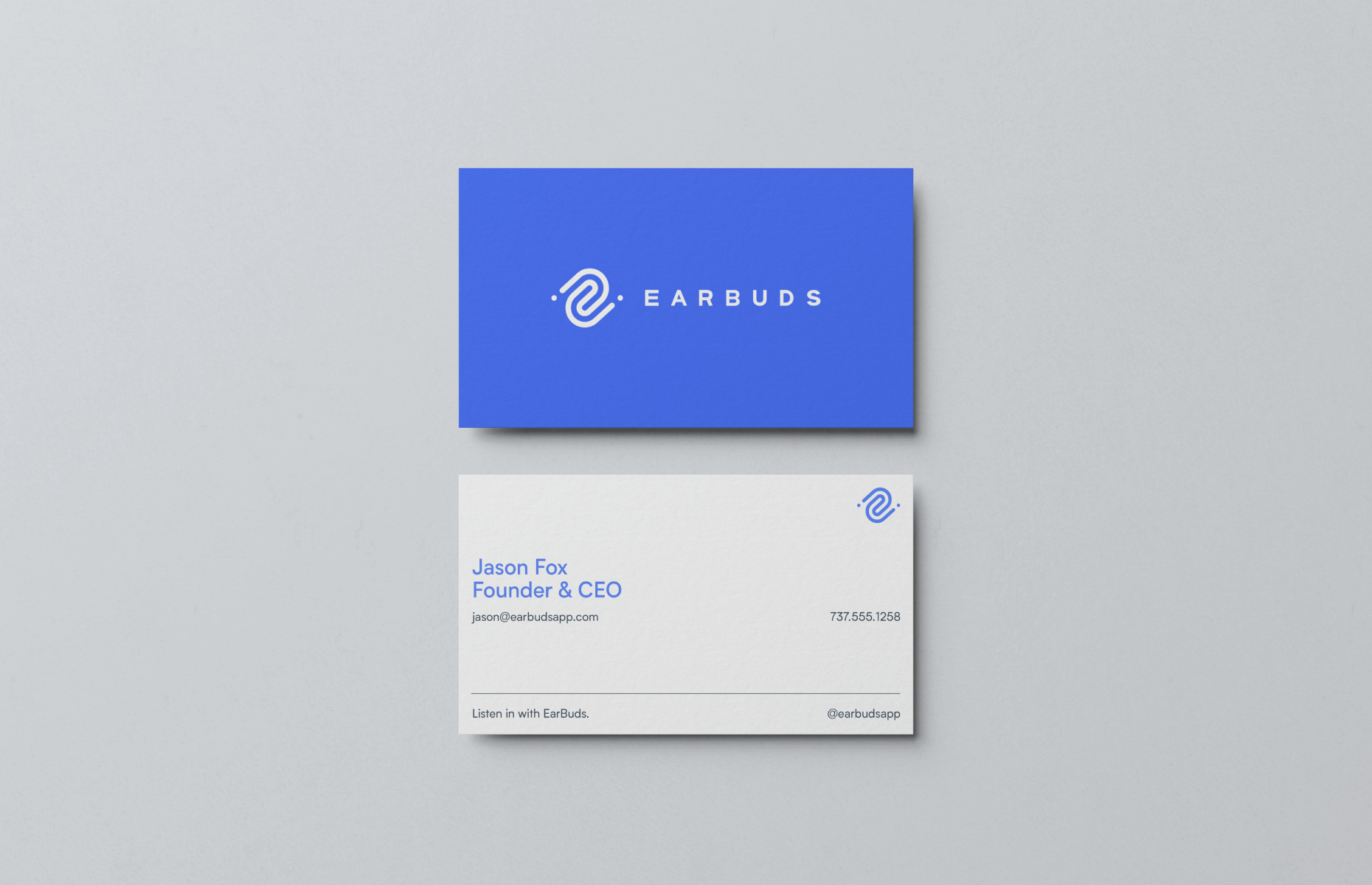 EarBuds Business Cards