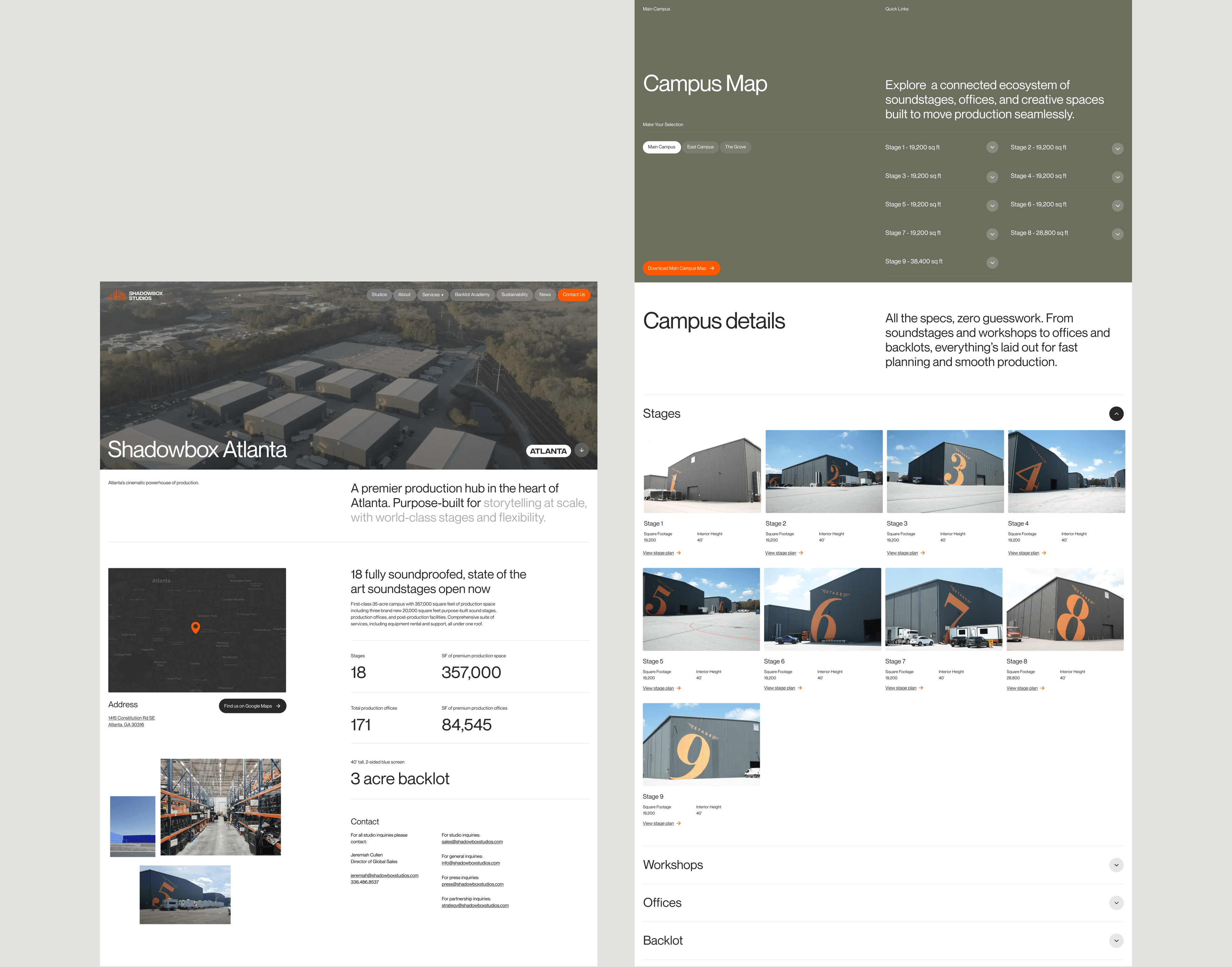 Shadowbox Site Locations