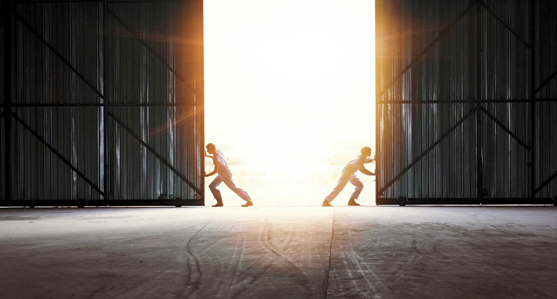 Shadowbox Doors Opening