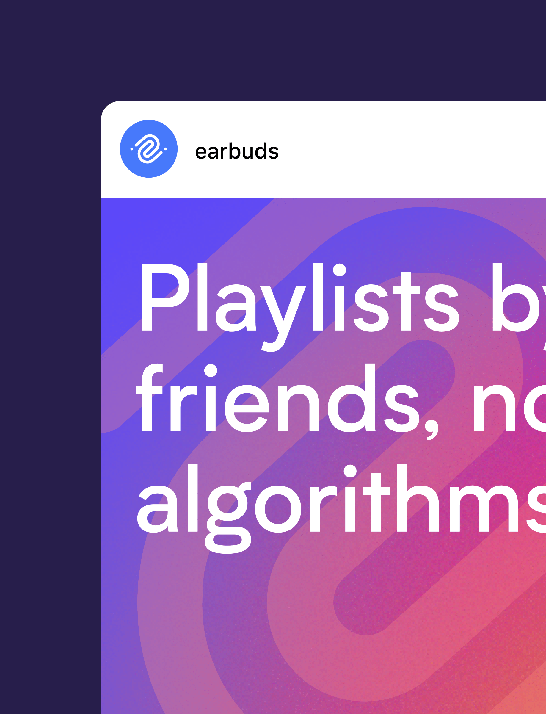 EarBuds Social Close Up